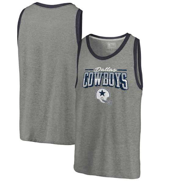 Dallas Cowboys NFL Pro Line by Fanatics Branded Throwback Collection Season Ticket Tri-Blend Tank Top - Heathered Gray,We sell and wholesale Dallas Cowboys NFL Pro Line by Fanatics Branded Throwback Collection Season Ticket Tri-Blend Tank Top - Heathered Gray on line form chian!